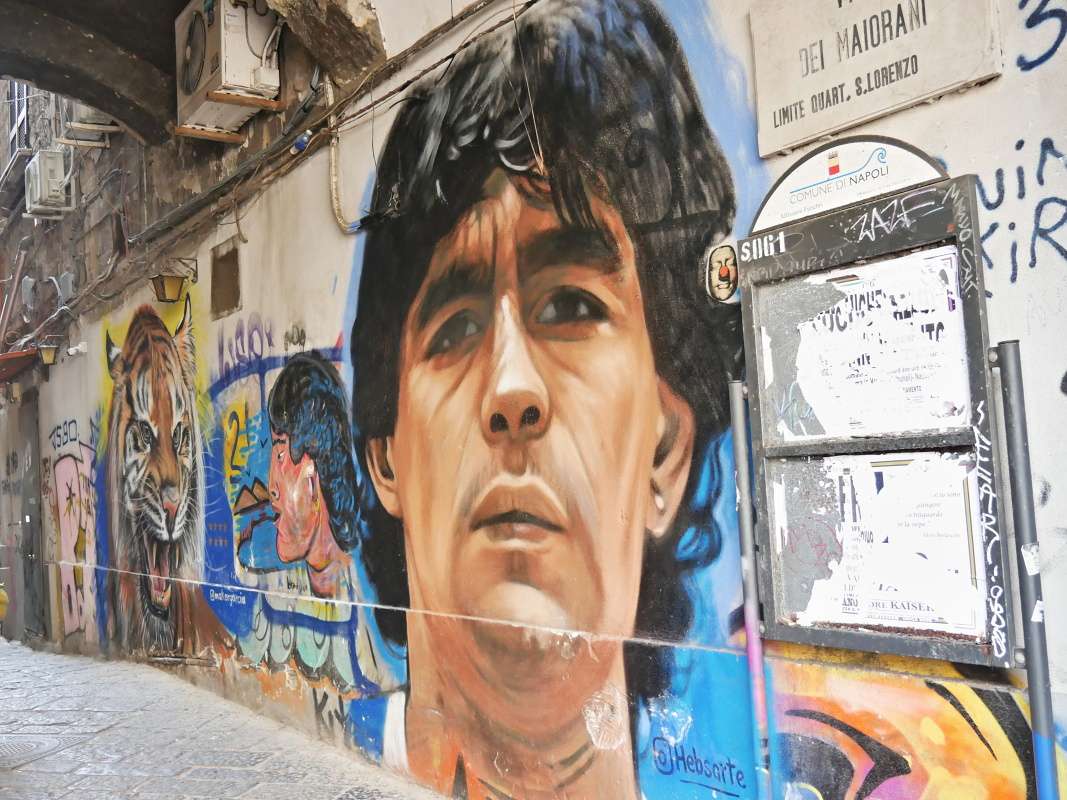 Pouličné maľby - Diego Maradona