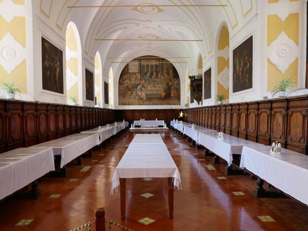 Kláštor San Gregorio Armeno - refektár(jedáleň) mníšok, r. 1685