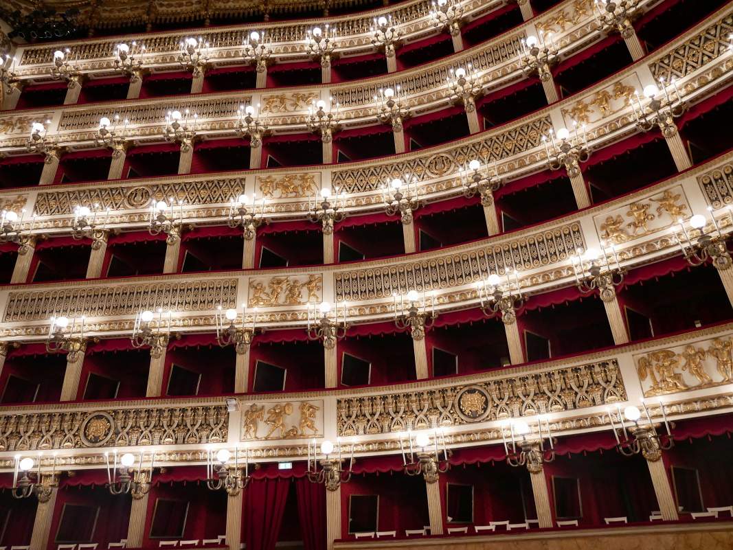 Divadlo San Carlo - hľadisko