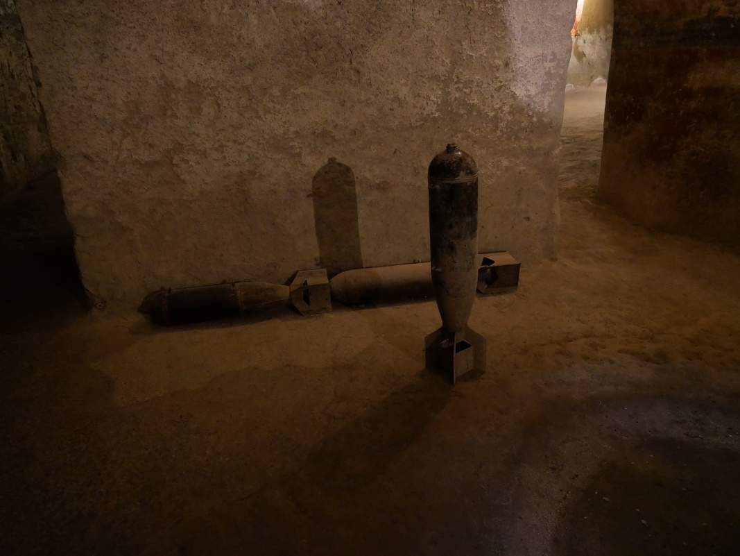 Napoli Sotterranea - bomby z II. sv. vojny