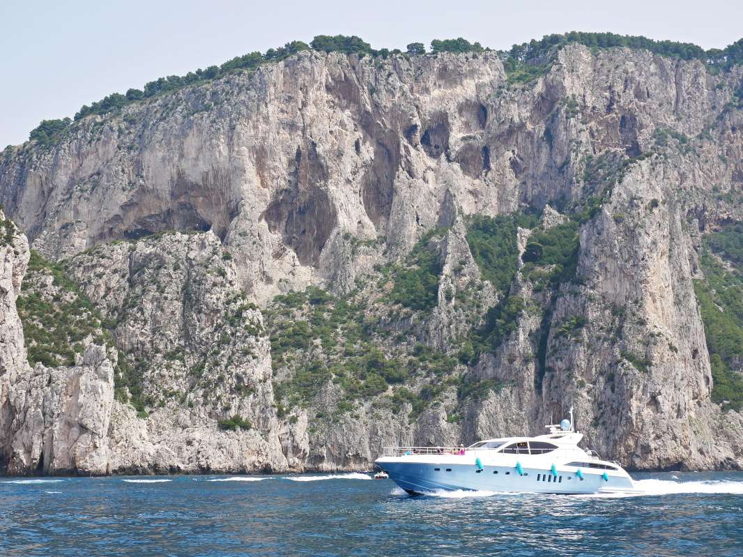 Južné pobrežie Capri