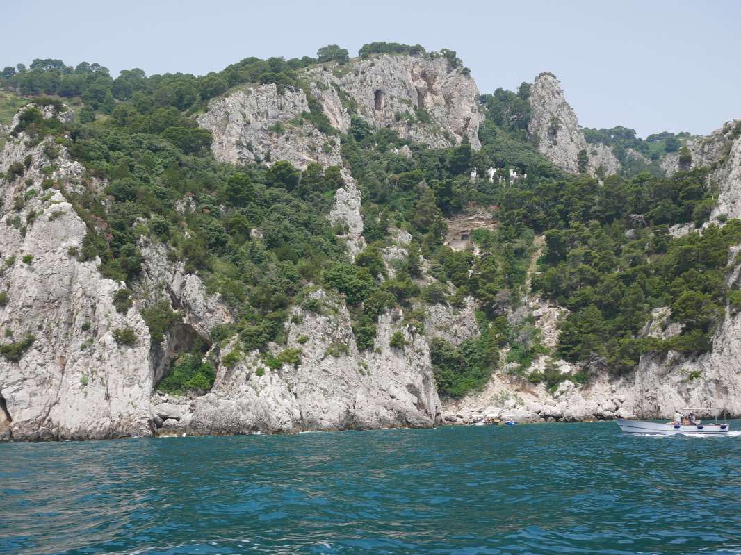 Východné pobrežie Capri
