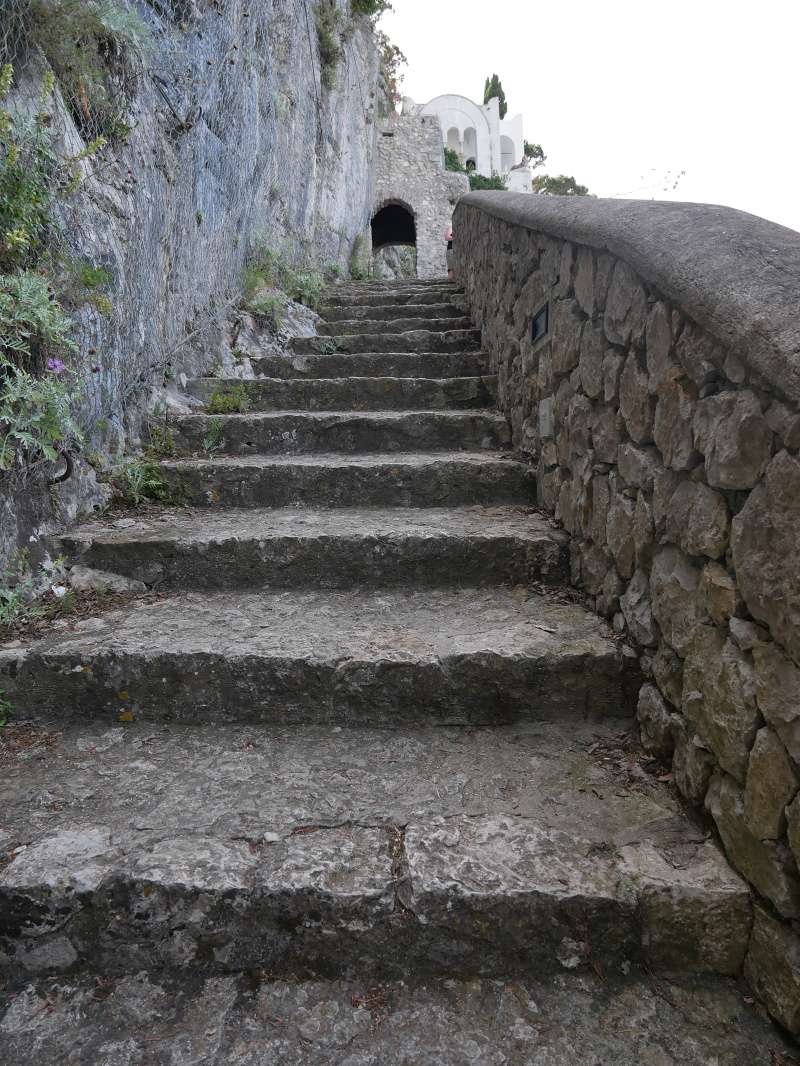 Fénické schody z Anacapri do Mariny Grande