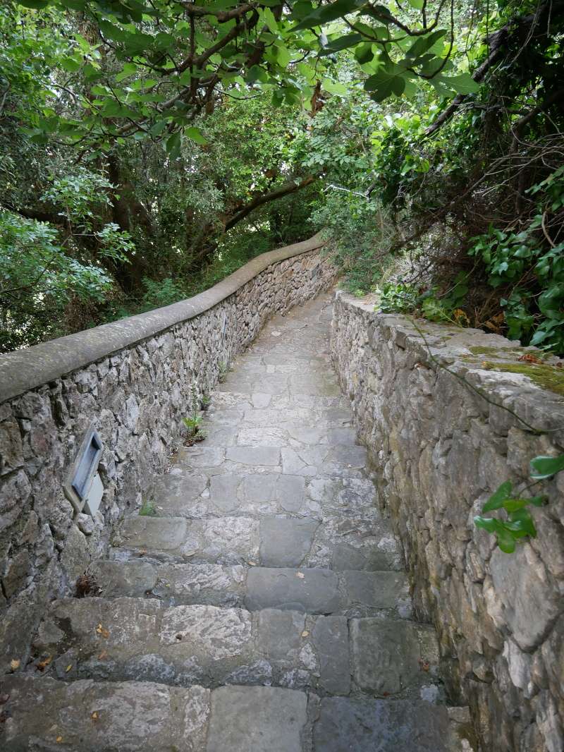 Fénické schody z Anacapri do Mariny Grande