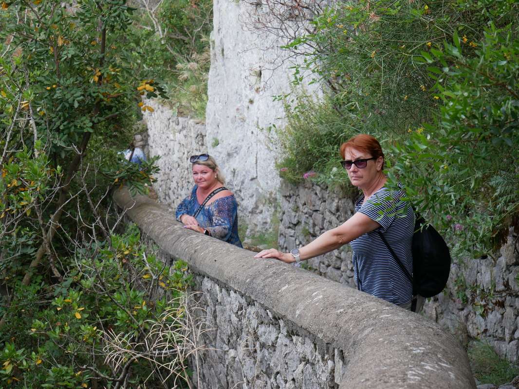 Fénické schody z Anacapri do Mariny Grande
