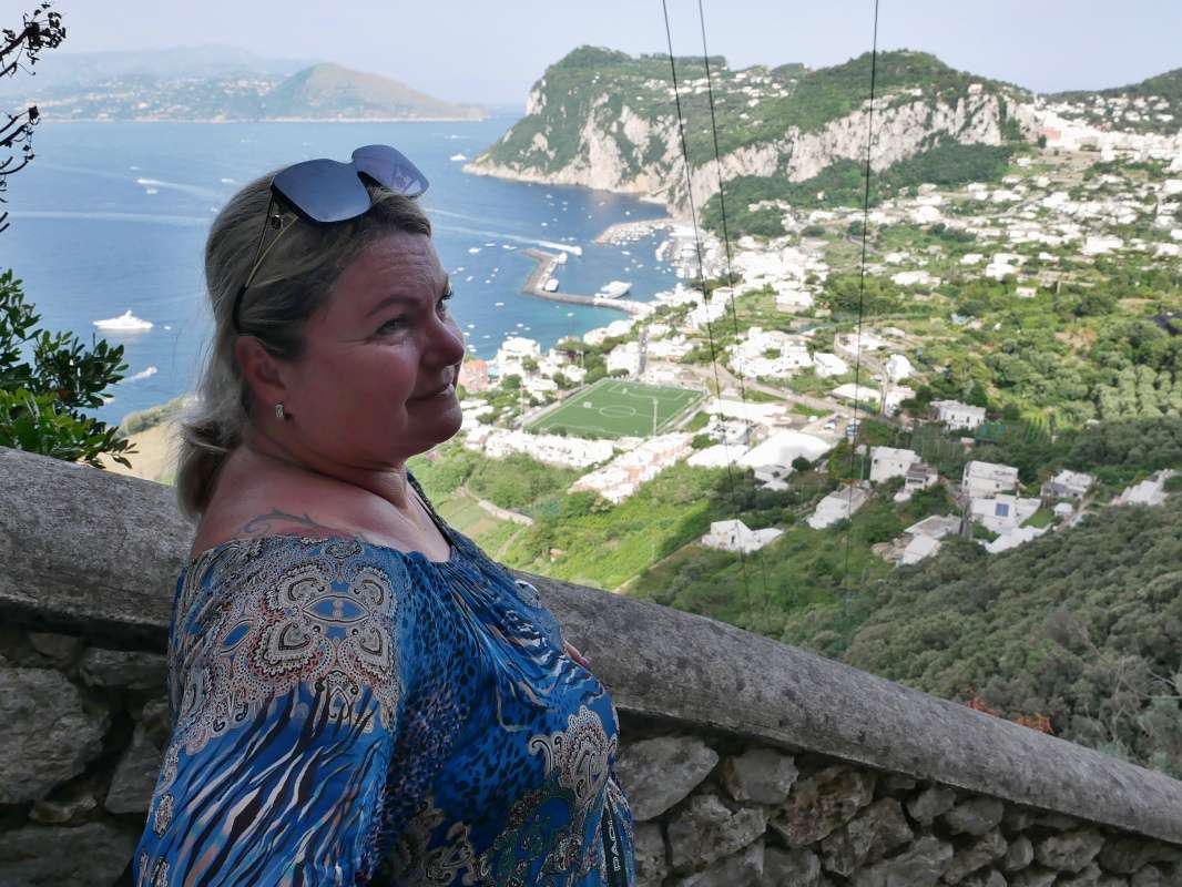 Fénické schody z Anacapri do Mariny Grande