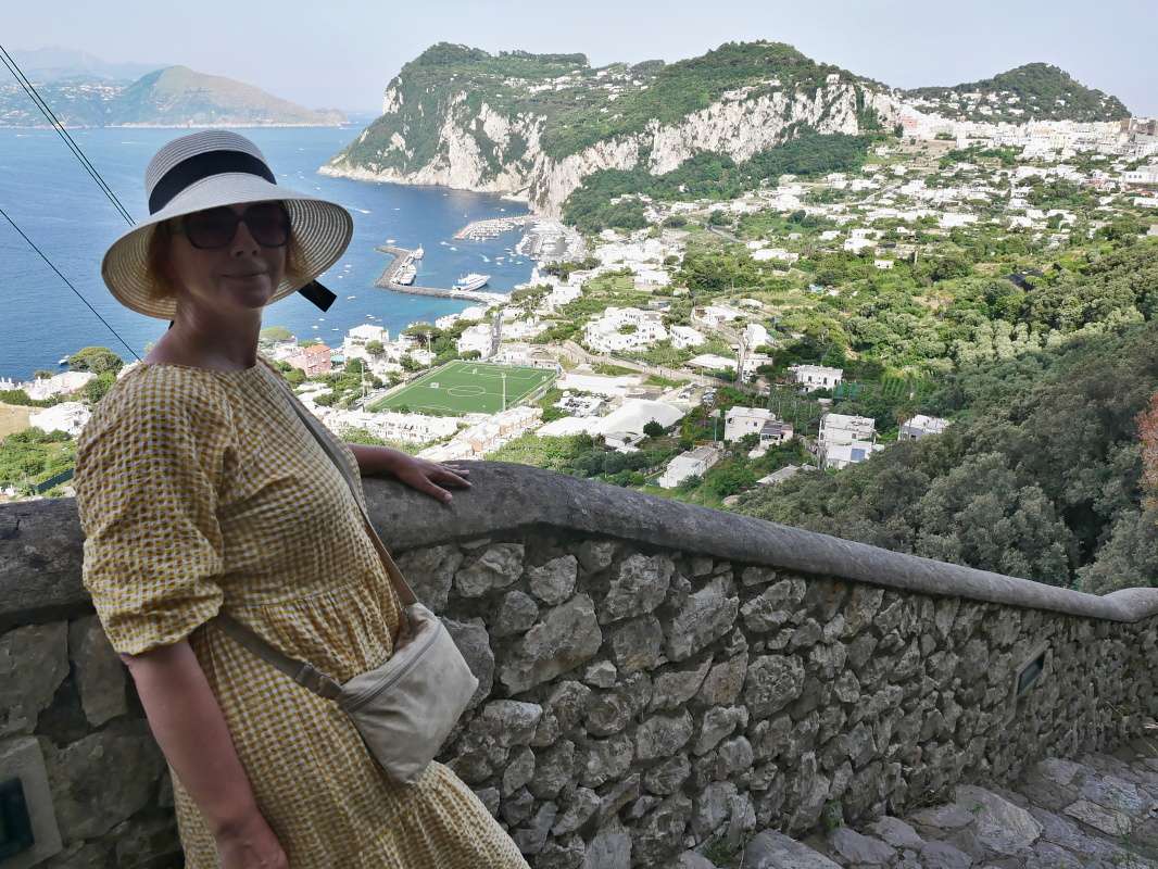Fénické schody z Anacapri do Mariny Grande
