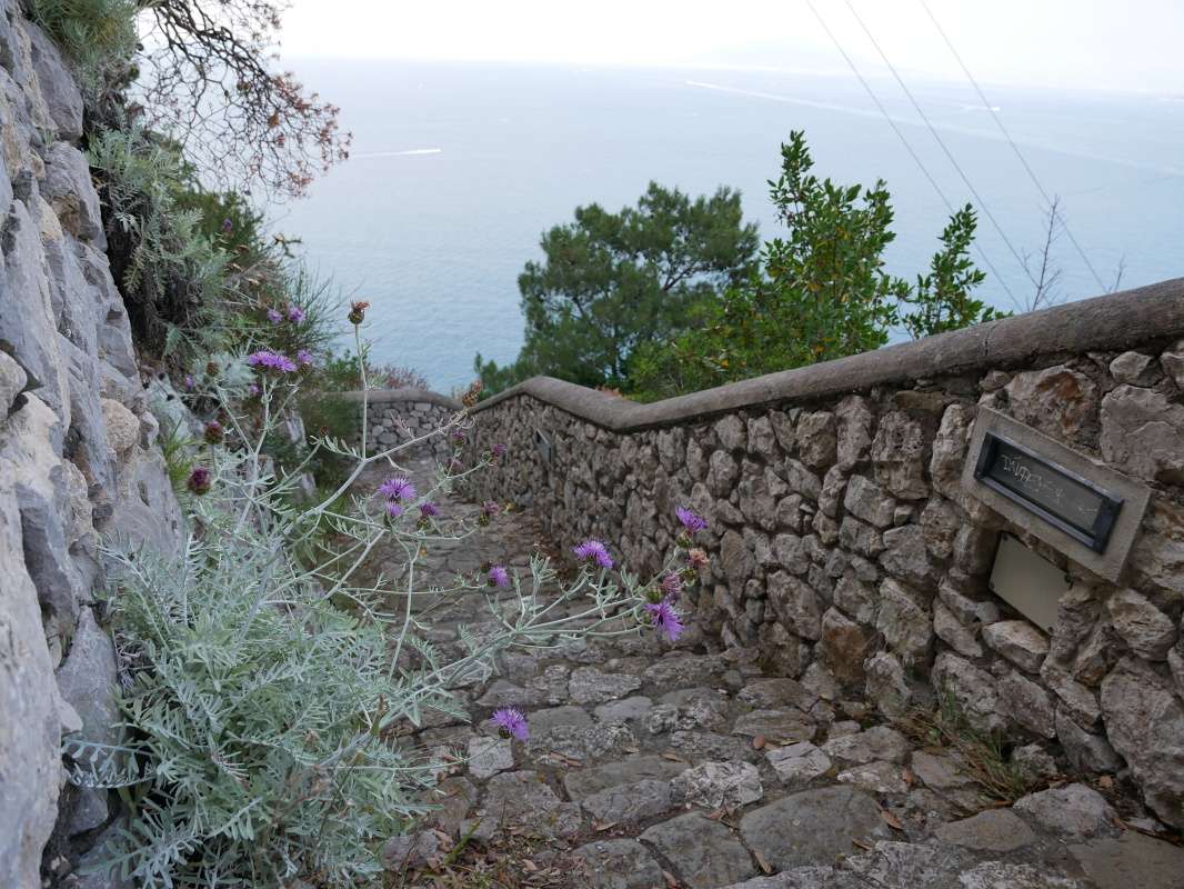 Fénické schody z Anacapri do Mariny Grande