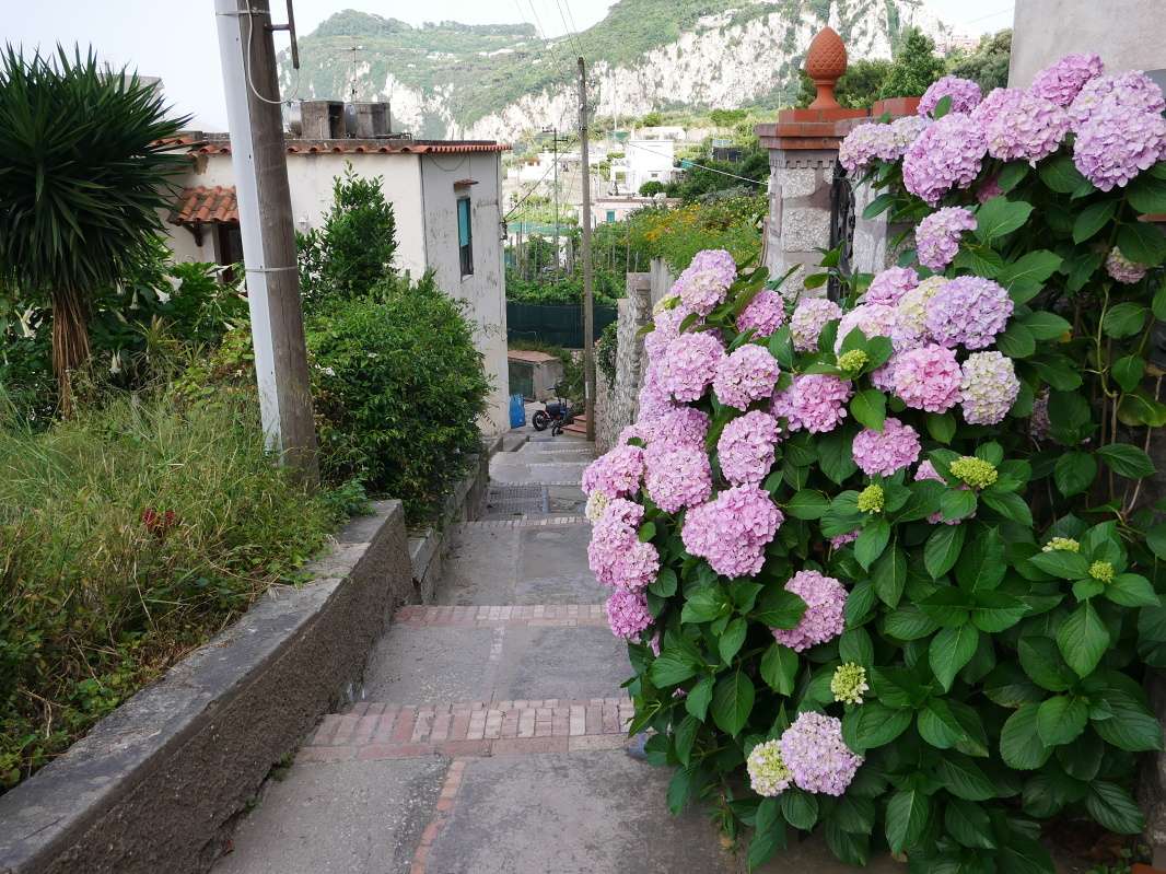 Fénické schody z Anacapri do Mariny Grande