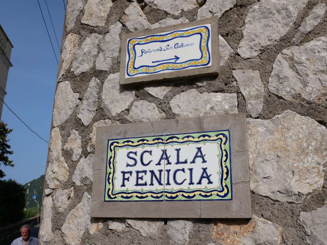 Fénické schody z Anacapri do Mariny Grande