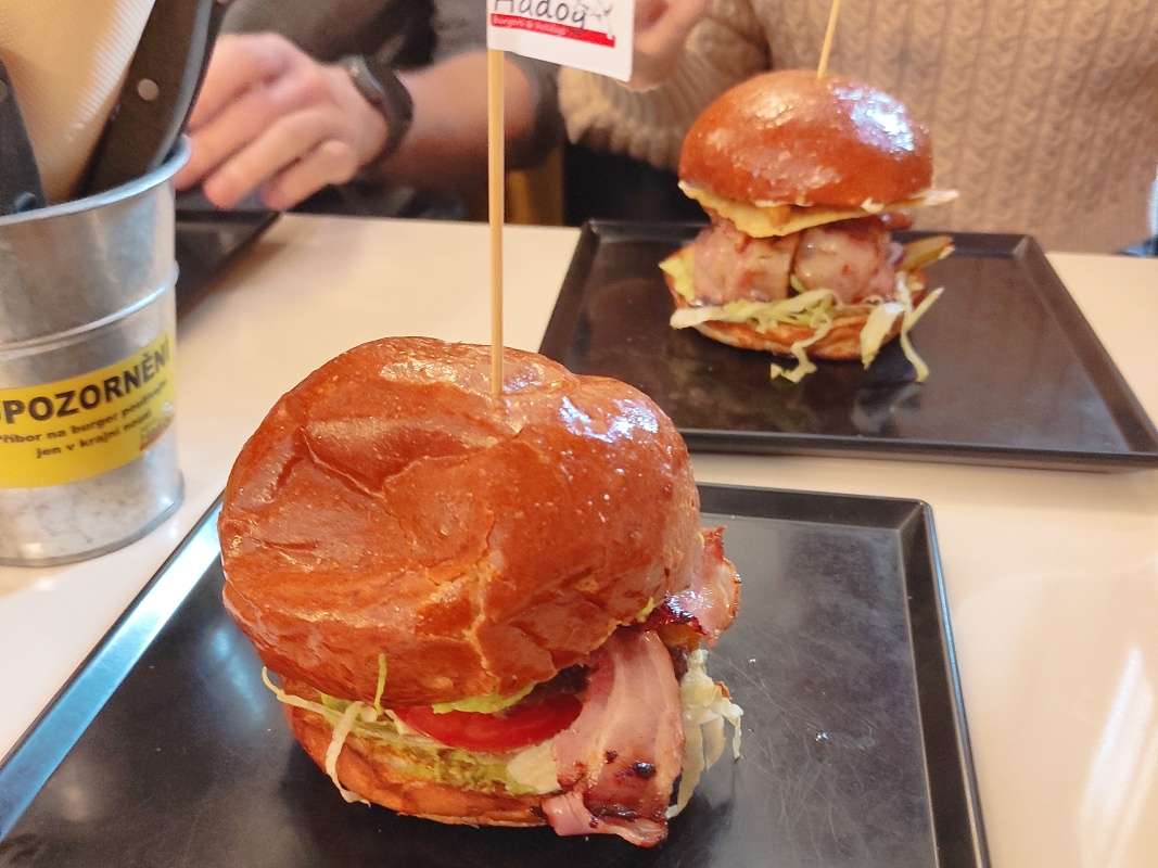 Burger v Hadok na Palmovke