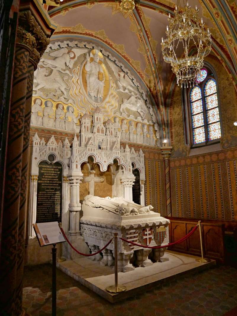 Matyášov kostol - hrobka kráľa Bélu III.