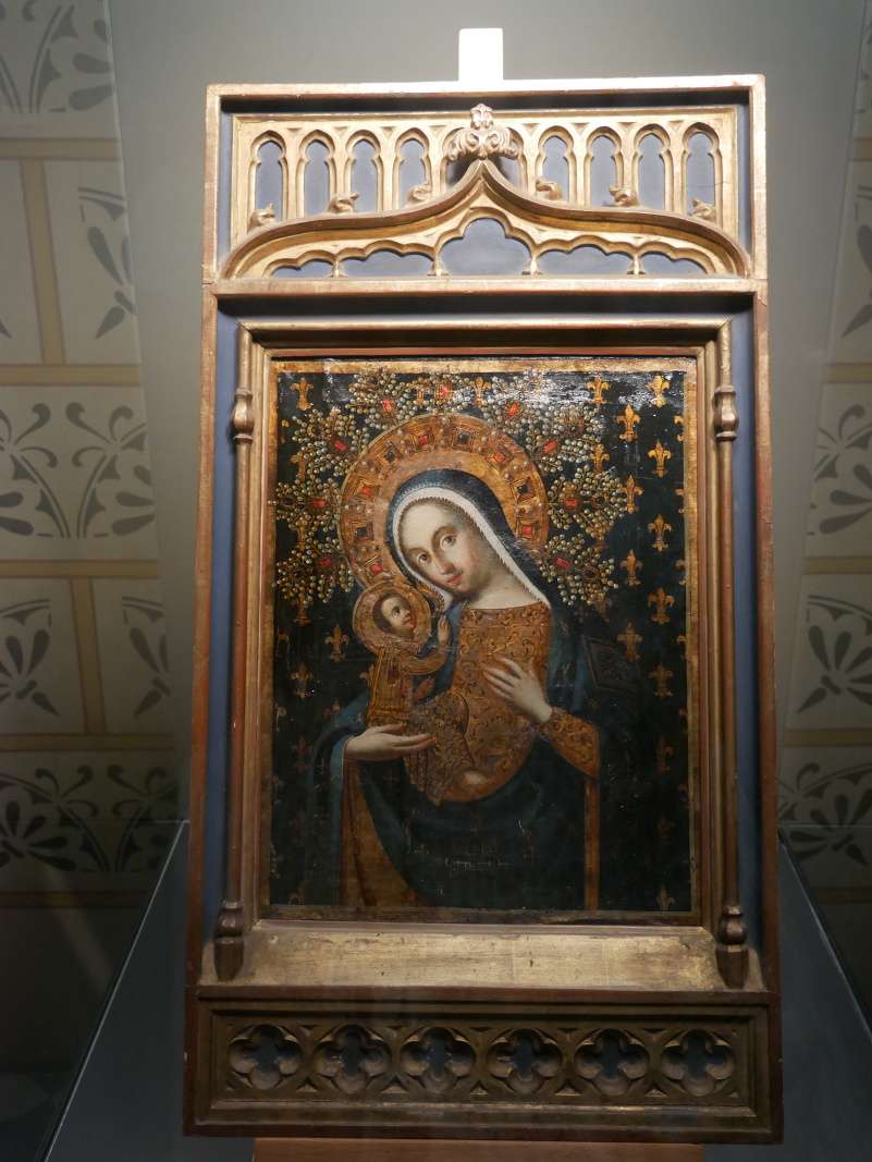 Matyášov kostol - múzeum, kópia p. Márie z Mariazellu, 18. st.