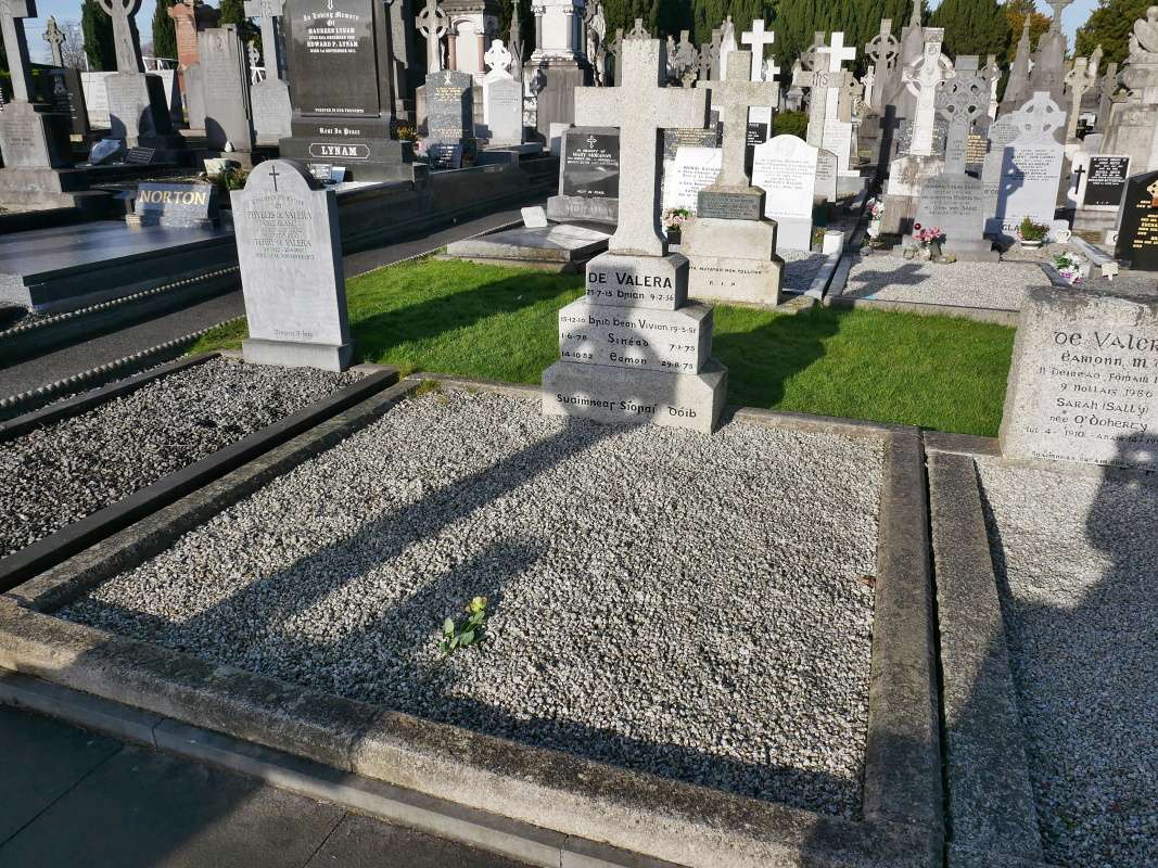 cintorín Glasnevin, Éamon de Valera (1882-1975)