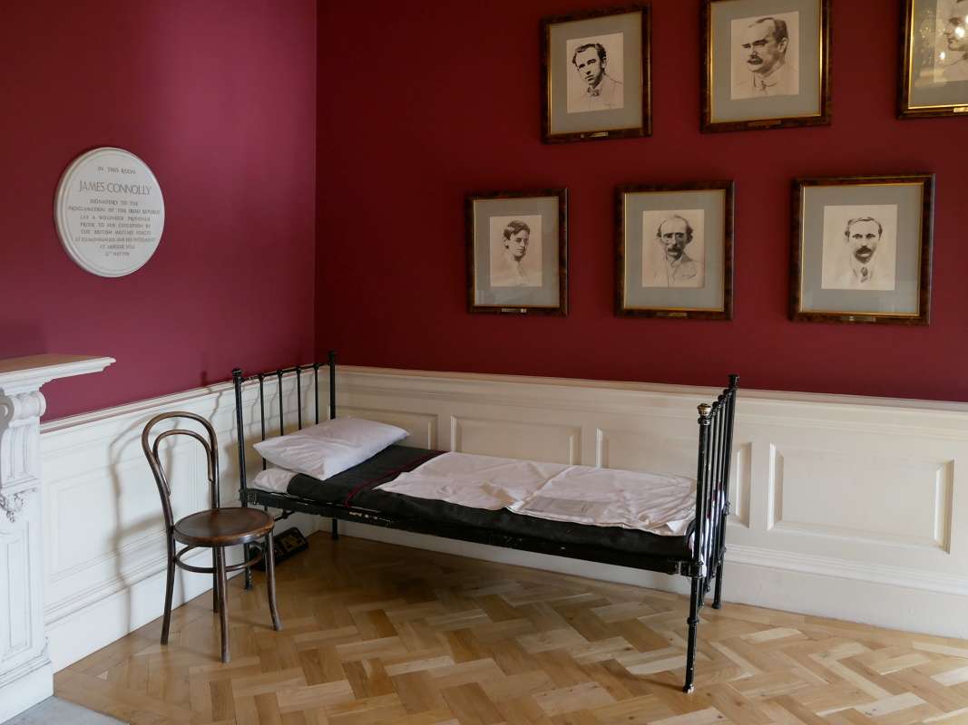 Dublinský zámok, štátne apartmány, izba Jamesa Connollyho