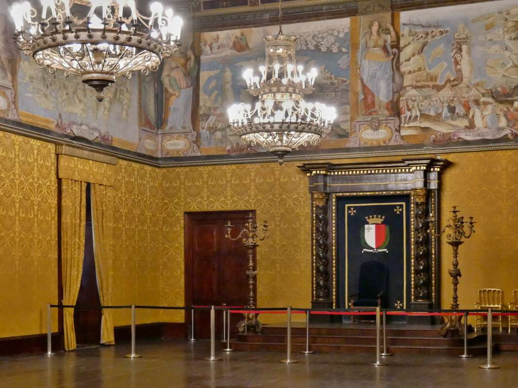 Veľmajsterský palác - Trónna sála