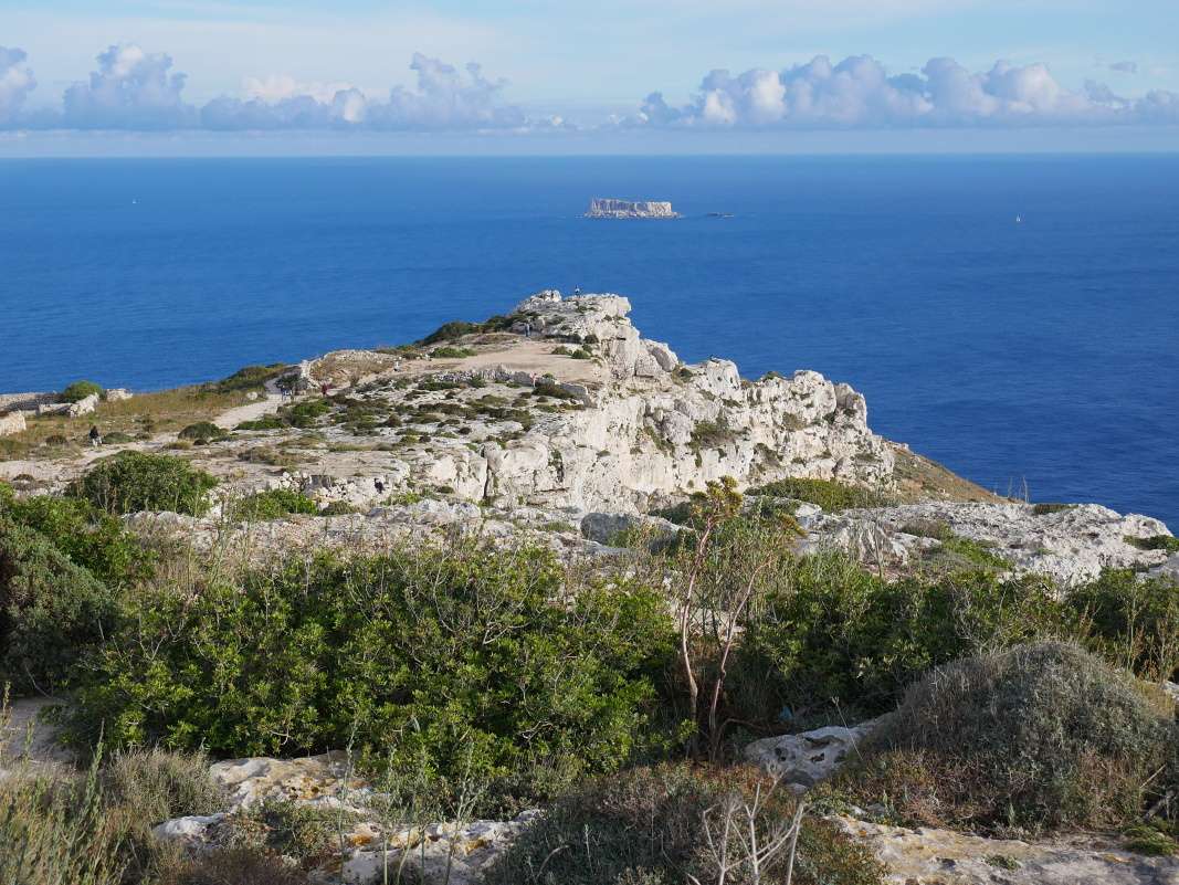 Rabat - Dingli Cliffs, pred nami vyhliadka