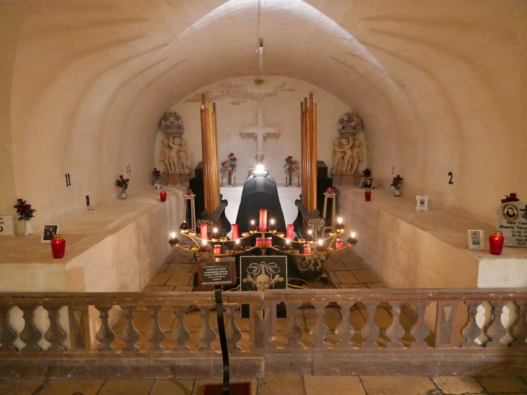 Valletta - Mysterium Fidei, Kláštor sv. Kataríny, pohrebná izba