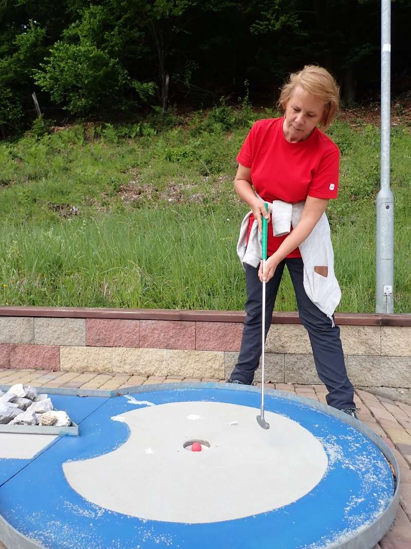 Minigolf po obede