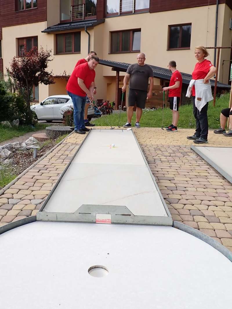 Minigolf po obede