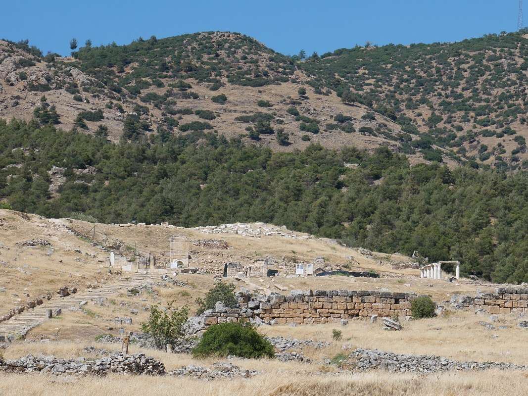Byzantské budovy pod Martýriom sv. Filipa