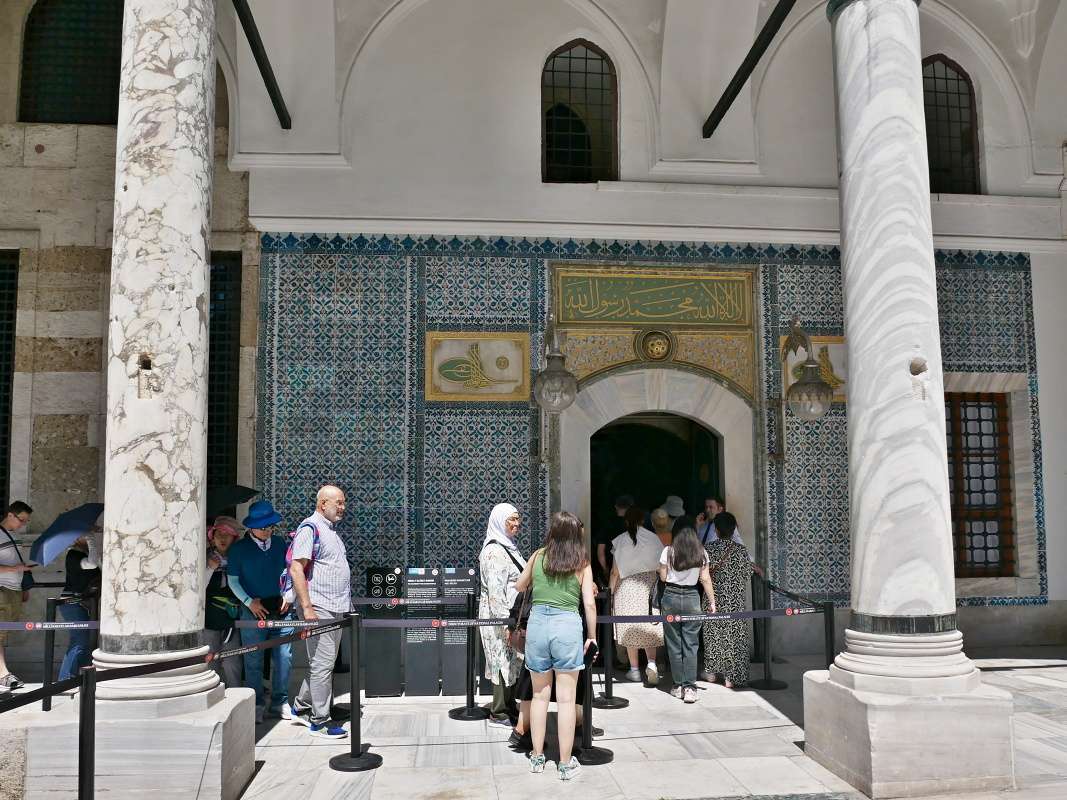 Topkapi - 3. nádvorie, výstava Svätých relikvií