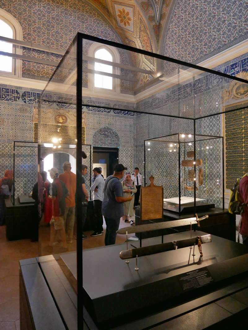 Topkapi - 3. nádvorie, výstava Svätých relikvií, Dávidov meč