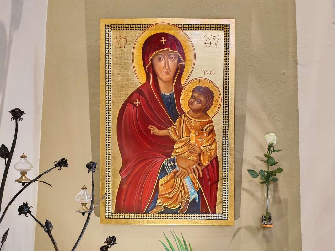 Kópia ikony Salus Populi Romani z Ríma, kde sa nachádza v chráme Santa Maria Maggiore