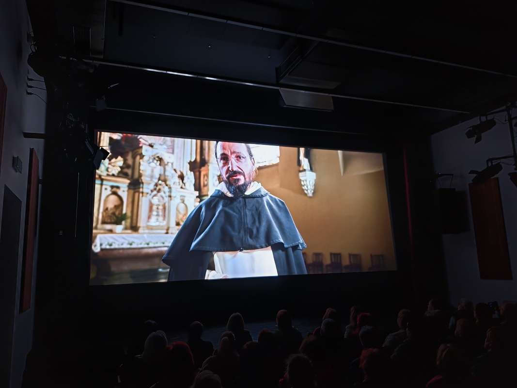 Premietanie filmu o Dominikánskom kostole vo Veritase
