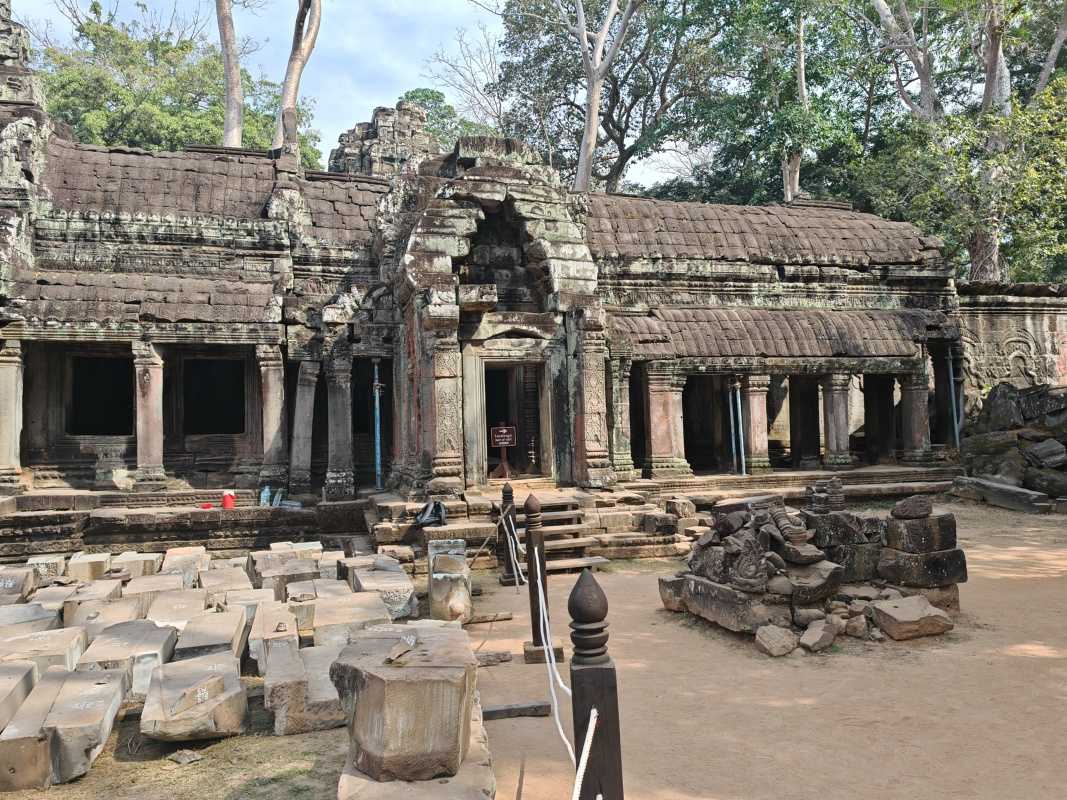 Ta Prohm - odtiaľ sme vyšli
