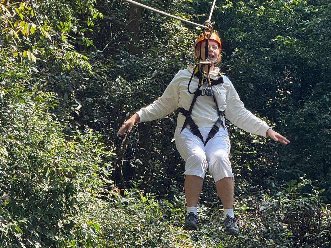 Angkor Zipline - haha