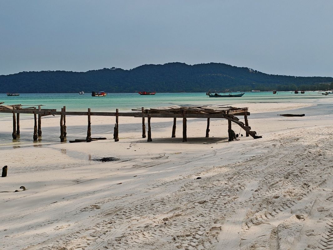 Pláž ostrova Koh Rong Sanloem