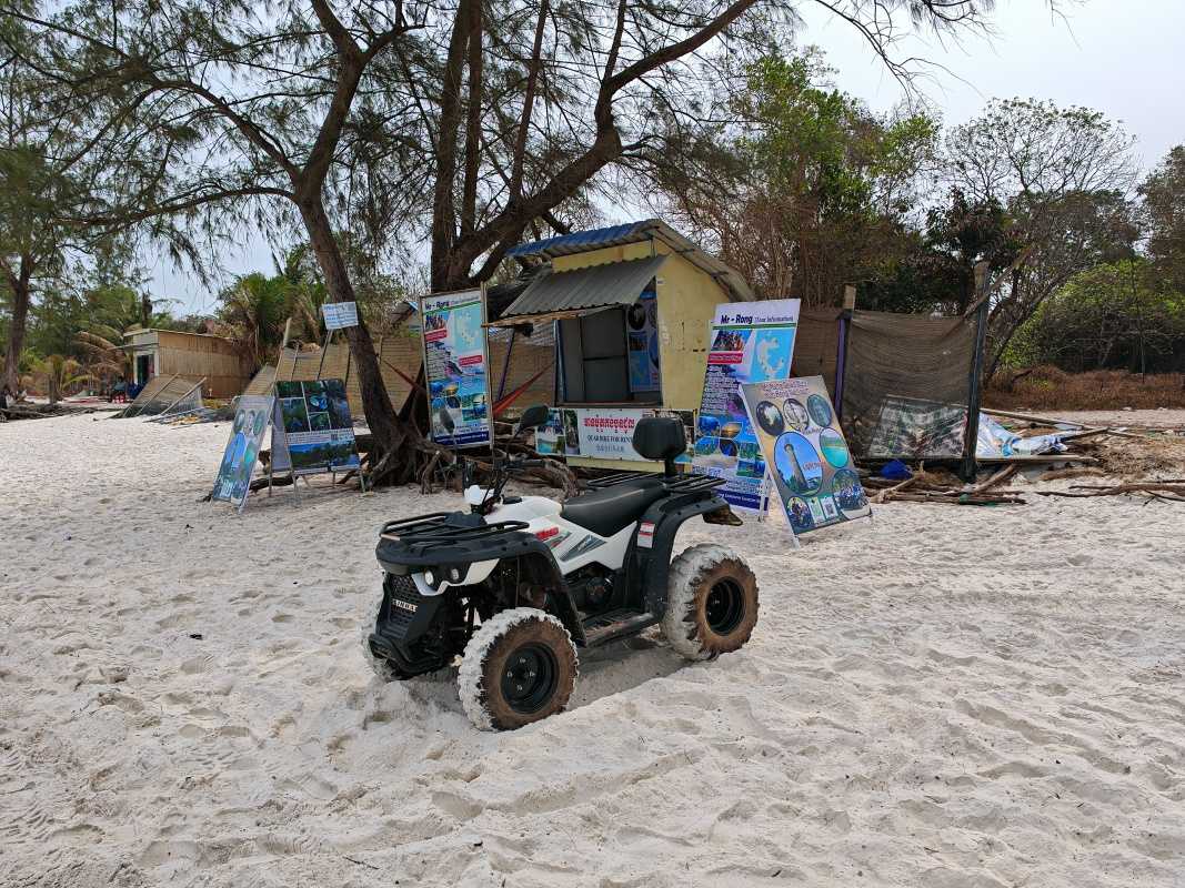 Pláž ostrova Koh Rong Sanloem
