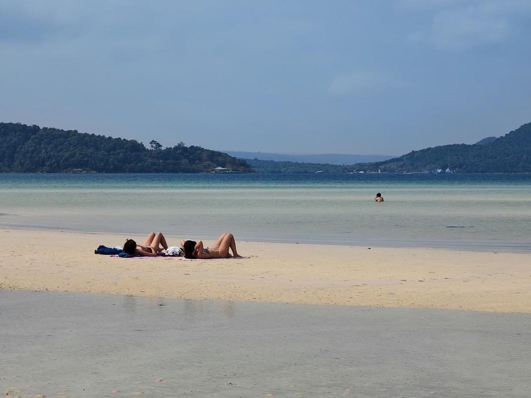 Pláž ostrova Koh Rong Sanloem