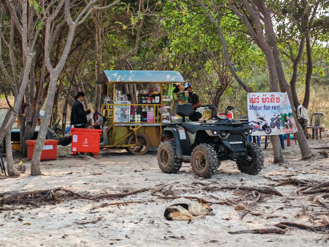 Pláž ostrova Koh Rong Sanloem