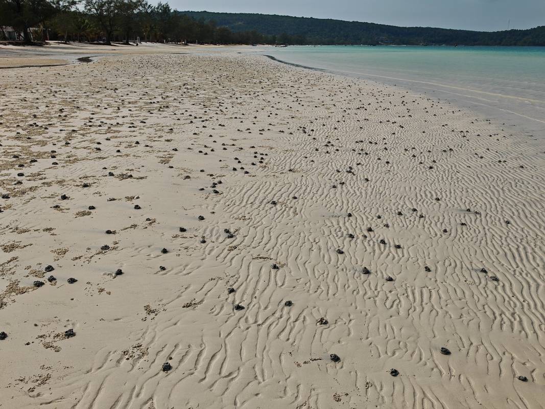 Pláž ostrova Koh Rong Sanloem