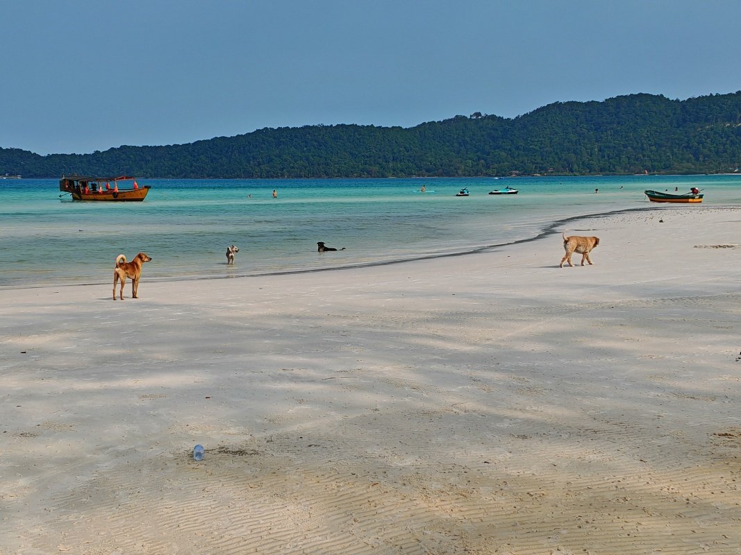 Pláž ostrova Koh Rong Sanloem