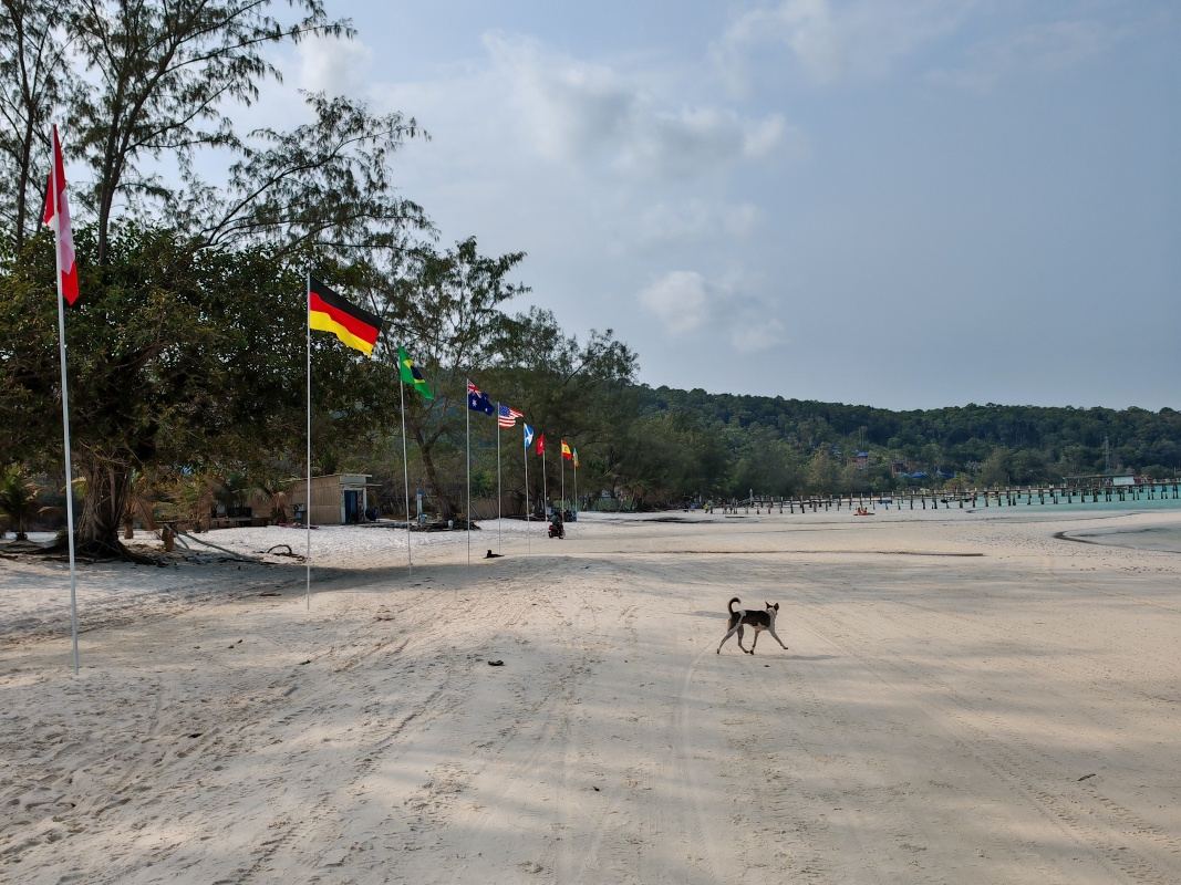 Pláž ostrova Koh Rong Sanloem