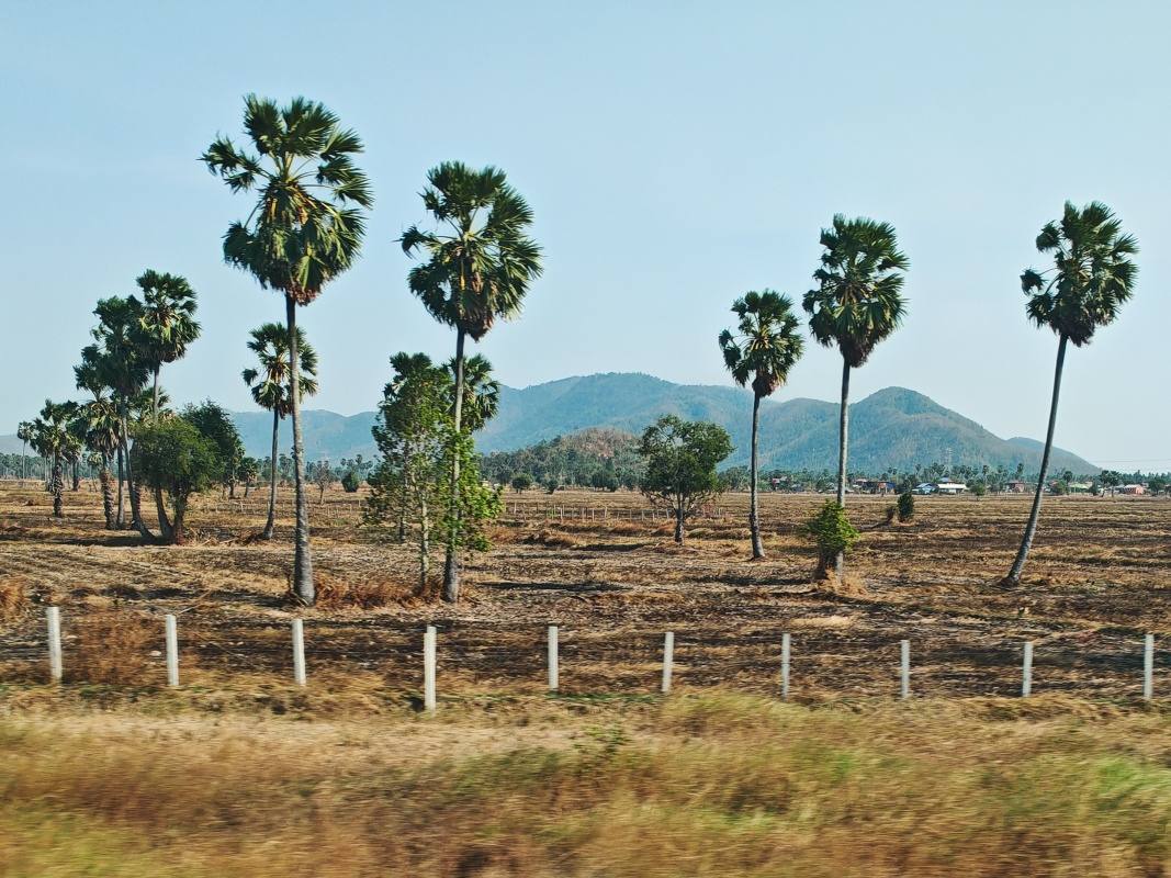 Ojedinelá fotka z autobusu do Phnom Penhu :)