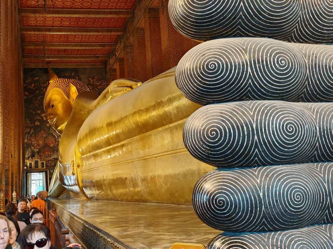Wat Phra - ležiaci Budha
