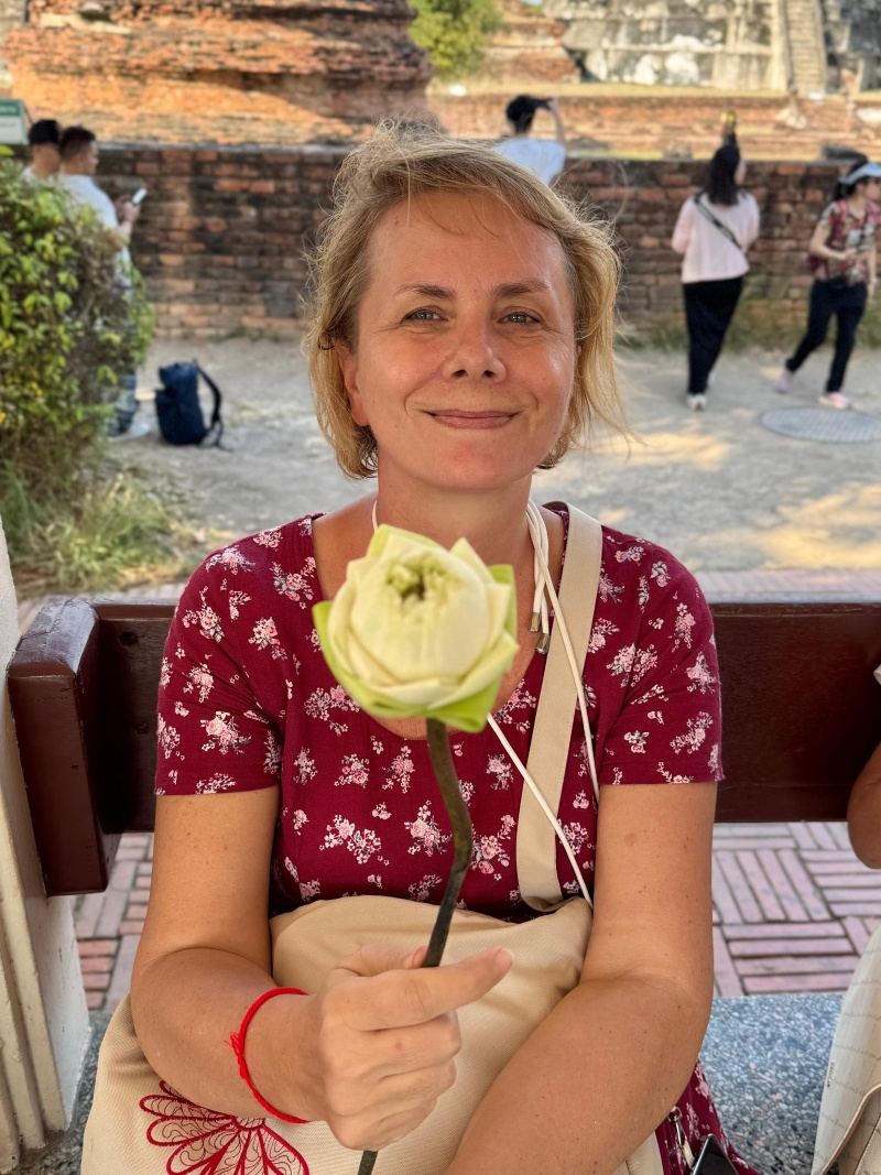 Naučila nás poskladať z nich rozkvitnutý kvet ...