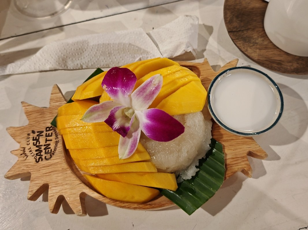 Mango sticky rice - thajský ryžový nákyp, mňam