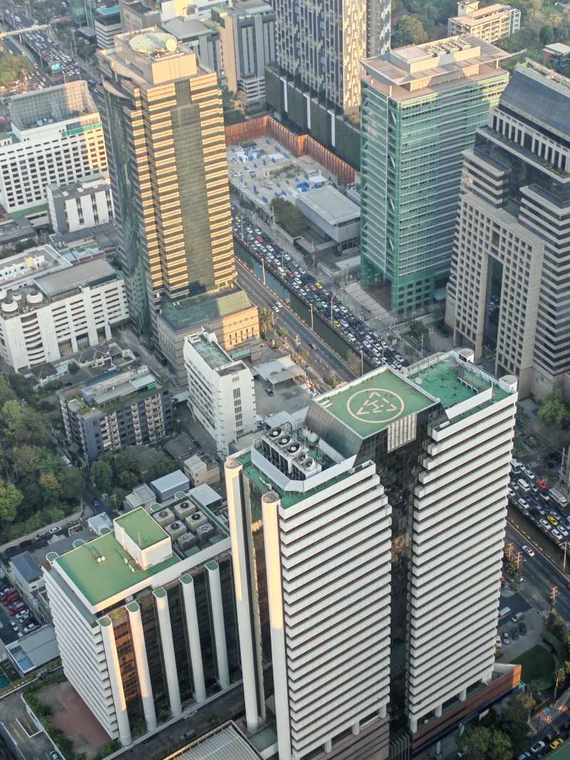 King Power Mahanakhon - 74. poschodie, sklenená vyhliadka