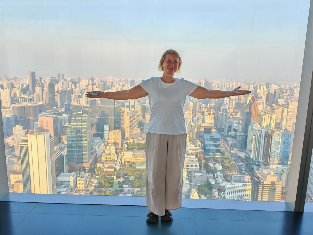 King Power Mahanakhon - 74. poschodie, sklenená vyhliadka