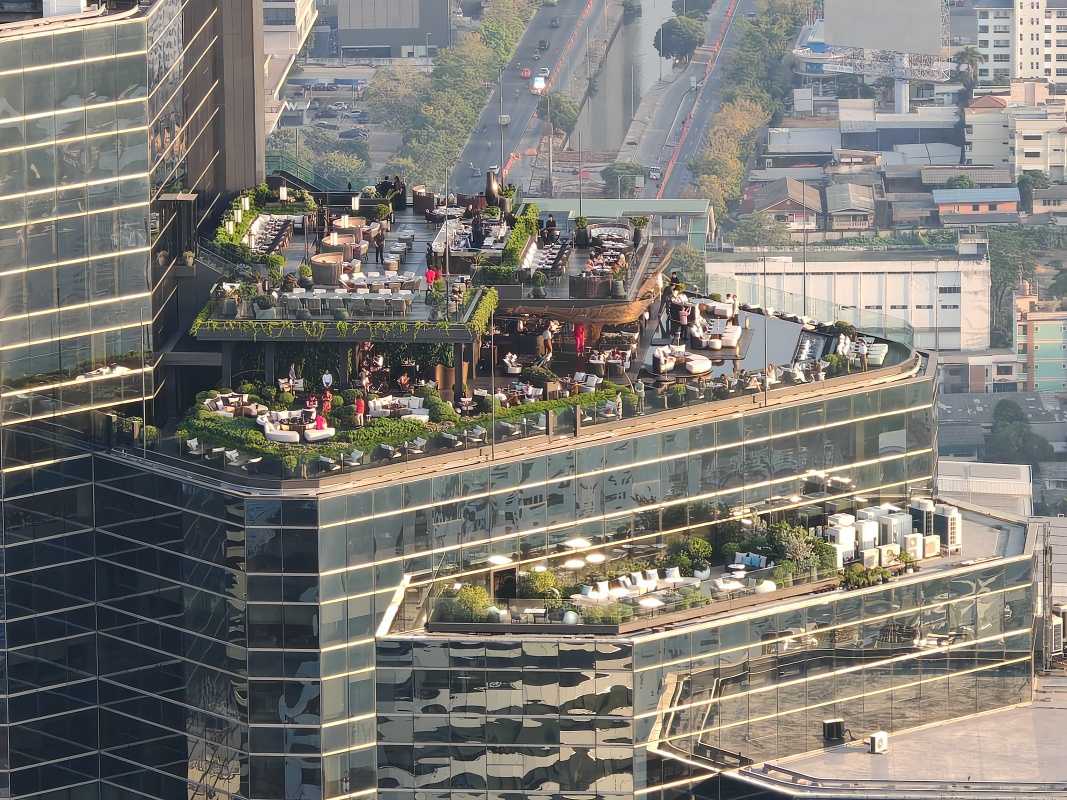 King Power Mahanakhon - 74. poschodie, sklenená vyhliadka