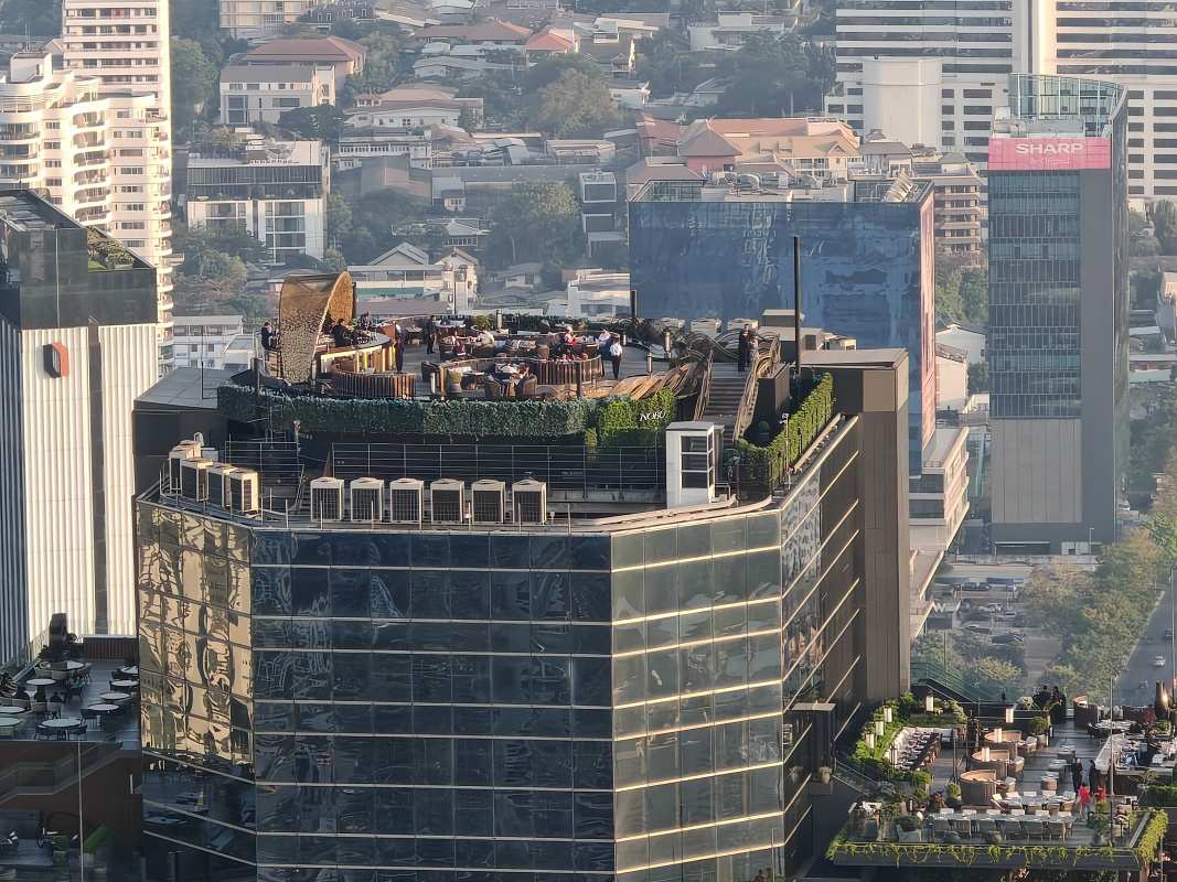 King Power Mahanakhon - 74. poschodie, sklenená vyhliadka