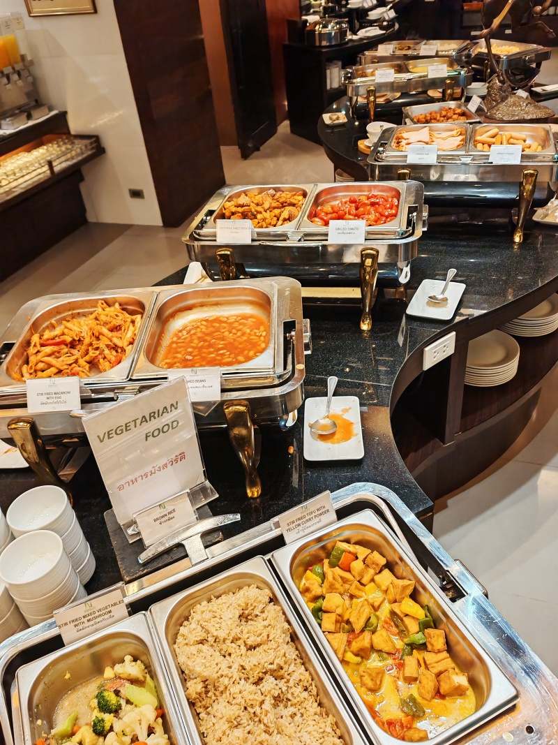 Raňajky v Nouvo City Hotel