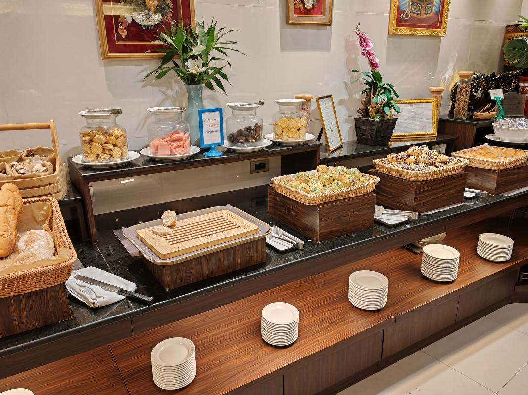 Raňajky v Nouvo City Hotel