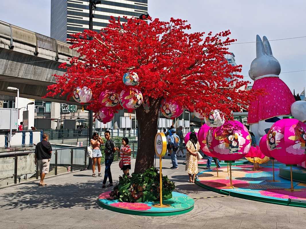 MBK Center - výzdoba k čínskomu novému roku