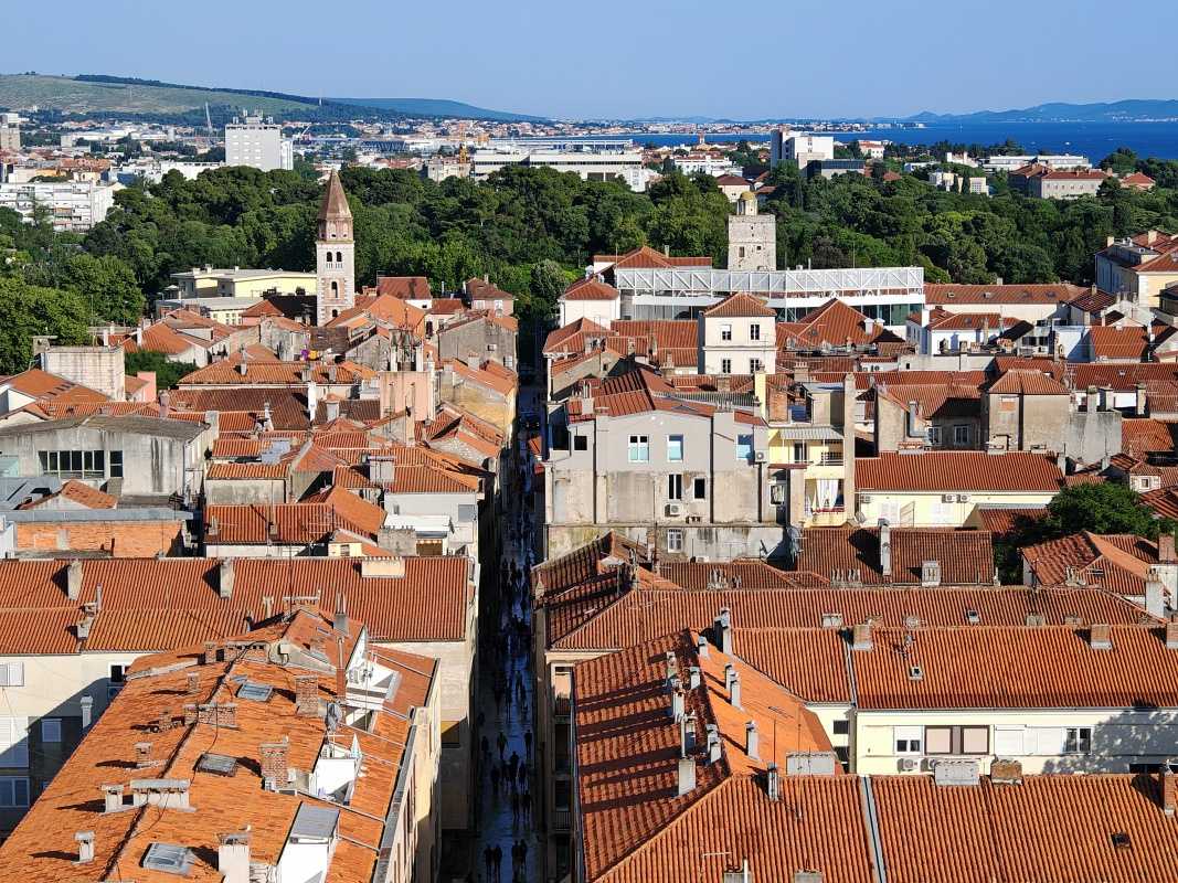 Veža kostola sv. Anastázie - Široká ulica